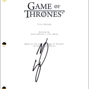 Sean Bean Signed Autograph Game of Thrones Pilot Script Screenplay - Ned Stark