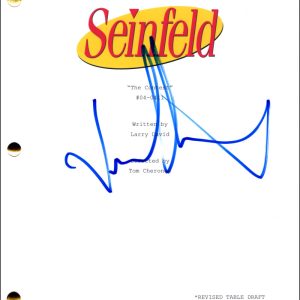 Jason Alexander Signed Autograph Seinfeld The Contest Script - George Costanza