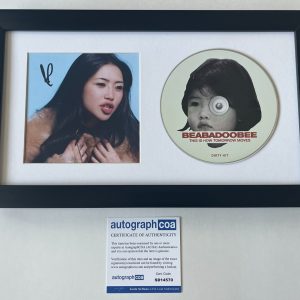 BEABADOOBEE SIGNED THIS IS HOW TOMORROW MOVES FRAMED CD w/ AUTOGRAPH ACOA COA