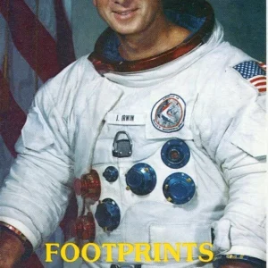 James Jim Irwin NASA Apollo 15 Astronaut Footprint On the Moon Booklet Pamphlet