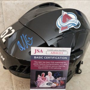 Artturi Lehkonen Signed Full-Size Hockey Helmet w/ JSA COA Colorado Avalanche 1
