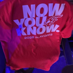 Indiana Fever Playoffs Adult XL Size T-Shirt 9/16/2025 Round 1 G 2 Caitlin Clark