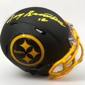 TERRY BRADSHAW signed (PITTSBURGH STEELERS) mini football helmet BECKETT BM02852