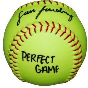SAM LANDRY signed (VOLTS) OKLAHOMA SOONERS Softball 12" BECKETT BAS BU41317