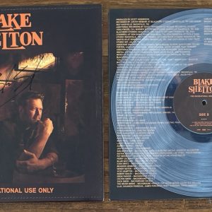 SIGNED Blake Shelton For Recreational Use Autograph Clear Vinyl Beckett BAS COA