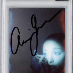 Ariana Grande SIGNED Eternal Sunshine Deluxe FULl SIGNATURE BAS Beckett 10 AUTO