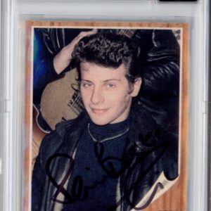 Pete Best The Beatles Original Drummer Signed Card Beckett BAS GEM MINT 10 AUTO