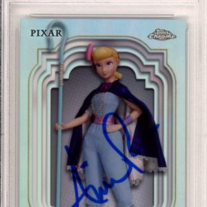 2024 TOPPS CHROME REFRACTOR DISNEY TOY STORY SIGNED BO PEEP ANNIE POTTS PSA DNA