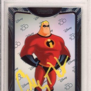 2023 KAKAWOW DISNEY 100 CHROME SIGNED MR INCREDIBLE CRAIG T NELSON PSA DNA COA