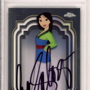 2024 TOPPS CHROME DISNEY PRINCESS MULAN SIGNED AUTOGRAPH LEA SALONGA PSA DNA COA