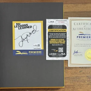 SIGNED Larry David Lessons Learned Making of Curb Your Enthusiasm Book JSA COA