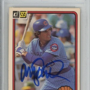 1983 83 DONRUSS RYNE SANDBERG SIGNED HOF RC ROOKIE CARD PSA DNA COA AUTOGRAPH