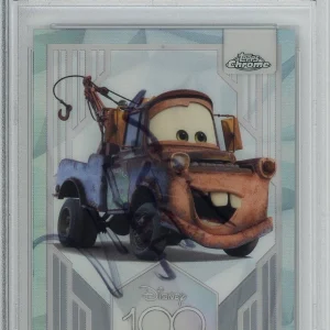2023 TOPPS CHROME REFRACTOR DISNEY MATER SIGNED LARRY THE CABLE GUY PSA DNA COA