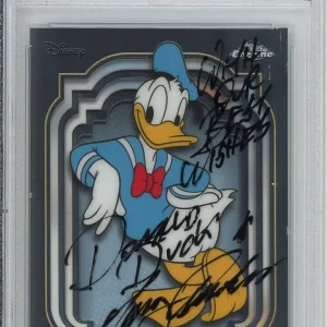 2024 TOPPS CHROME DISNEY DONALD DUCK SIGNED TONY ANSELMO PSA DNA COA AUTHENTIC
