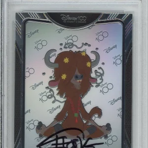 2023 Kakawow Chrome Disney 100 Card Yax The Yak Zootopia Tommy Chong PSA DNA COA