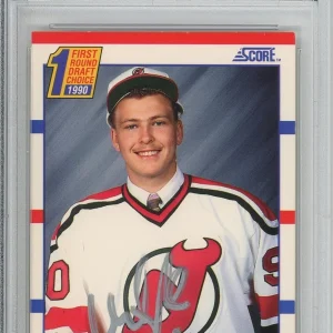 1990 SCORE MARTIN BRODEUR SIGNED RC CARD PSA DNA CERTIFIED COA HOF AUTOGRAPHED