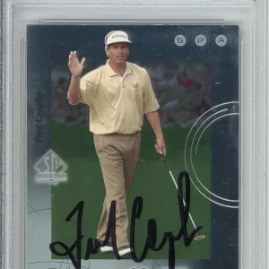 2001 UD SP AUTHENTIC GOLF SHOT MAKERS FRED COUPLES SIGNED PSA DNA COA AUTOGRAPH