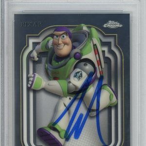 2024 TOPPS CHROME DISNEY BUZZ LIGHTYEAR SIGNED CARD TIM ALLEN PSA DNA AUTOGRAPH