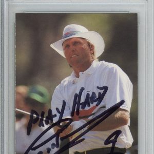 1991 PRO SET PGA TOUR GOLF GREG NORMAN SIGNED PSA DNA COA CERTIFIED AUTOGRAPH