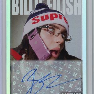 Billie Eilish x COMPLEX GAS Trading Card AUTOGRAPH SIGNED Rainbow Foil #'d 25/40