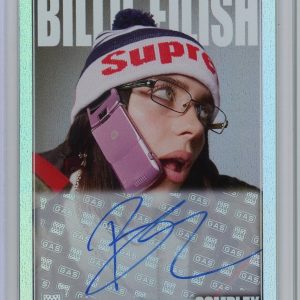 Billie Eilish x COMPLEX GAS Trading Card AUTOGRAPH SIGNED Rainbow Foil #'d 36/40