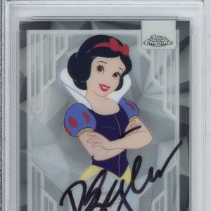 2023 TOPPS CHROME DISNEY 100 SNOW WHITE CARD SIGNED RACHEL ZEGLER PSA DNA COA