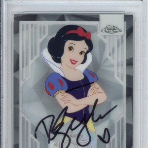 2023 TOPPS CHROME DISNEY 100 SNOW WHITE SIGNED & HEART RACHEL ZEGLER PSA DNA COA