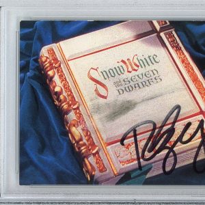 1994 SKYBOX DISNEY SNOW WHITE TRADING CARD SIGNED RACHEL ZEGLER PSA DNA COA