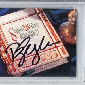 1994 SKYBOX DISNEY SNOW WHITE TRADING CARD #1 SIGNED RACHEL ZEGLER PSA DNA COA