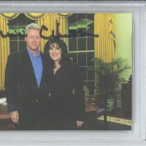 President Bill Clinton SIGNED AUTOGRAPH Monica Lewinsky Print Cut PSA DNA COA