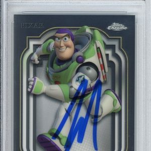 2024 TOPPS CHROME DISNEY BUZZ LIGHTYEAR SIGNED TIM ALLEN PSA DNA COA AUTOGRAPHED