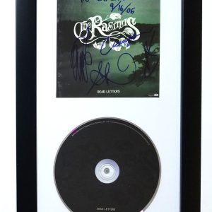 The RASMUS gothic band SIGNED Dead Letters CD Framed Display COA Autographed