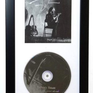 Tommy Shaw REAL SIGNED The Great Divide CD Framed Display COA Autographed Styx