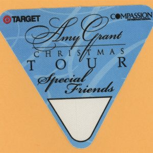 Amy Grant 1997 Christmas Concert Tour SPECIAL FRIENDS Backstage Pass