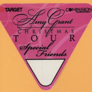 Amy Grant 1997 Christmas Concert Tour SPECIAL FRIENDS Backstage Pass