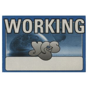 Yes 2002 Magnification Concert Tour Working Backstage Pass