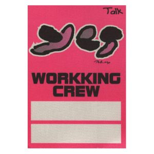 Yes 1994 Talk Concert Tour Working Backstage Pass