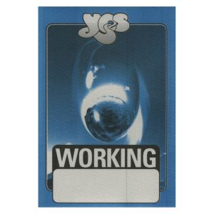 Yes 2001 Magnification Concert Tour Working Backstage Pass