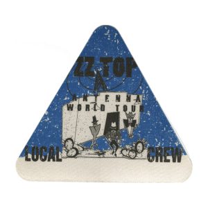 ZZ Top 1994 Antenna Concert Tour Local Crew Backstage Pass
