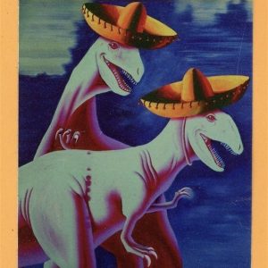 Ramones 1995 ¡Adios Amigos! Postcard Signed by Dee Dee Ramone