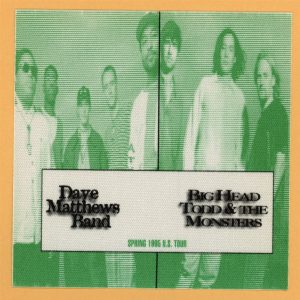 Dave Matthews Band 1995 Under the Table & Dreaming Concert Tour Backstage Pass