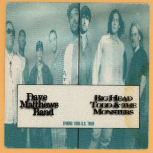 Dave Matthews Band 1995 Under the Table & Dreaming Concert Tour Backstage Pass