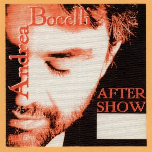 Andrea Bocelli Concert Tour AFTER SHOW Backstage Pass