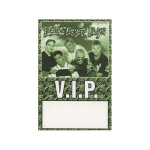 Backstreet Boys 1998 Backstreet's Back Concert Tour VIP Backstage Pass