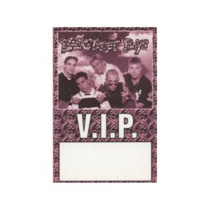 Backstreet Boys 1998 Backstreet's Back Concert Tour VIP Backstage Pass