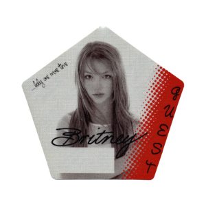 Britney Spears 1999 Baby One More Time Concert Tour Guest Backstage Pass