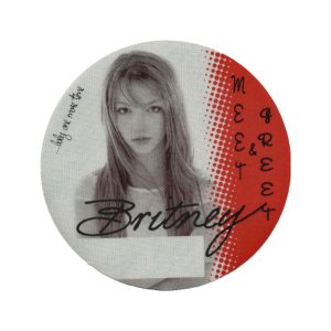 Britney Spears 1999 Baby One More Time Concert Tour Meet & Greet Backstage Pass