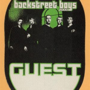 Backstreet Boys 2000 Black & Blue Concert Tour Guest Backstage Pass