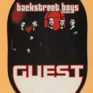Backstreet Boys 2000 Black & Blue Concert Tour Guest Backstage Pass