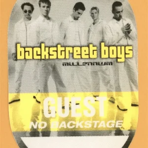 Backstreet Boys 2000 Millennium Concert Tour Guest Backstage Pass